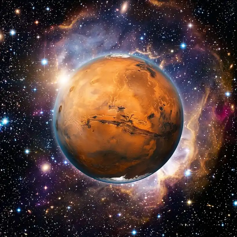 المريخ في الخريطة الفلكية: ماذا يكشف عن شخصيتك وطموحك وعلاقاتك؟